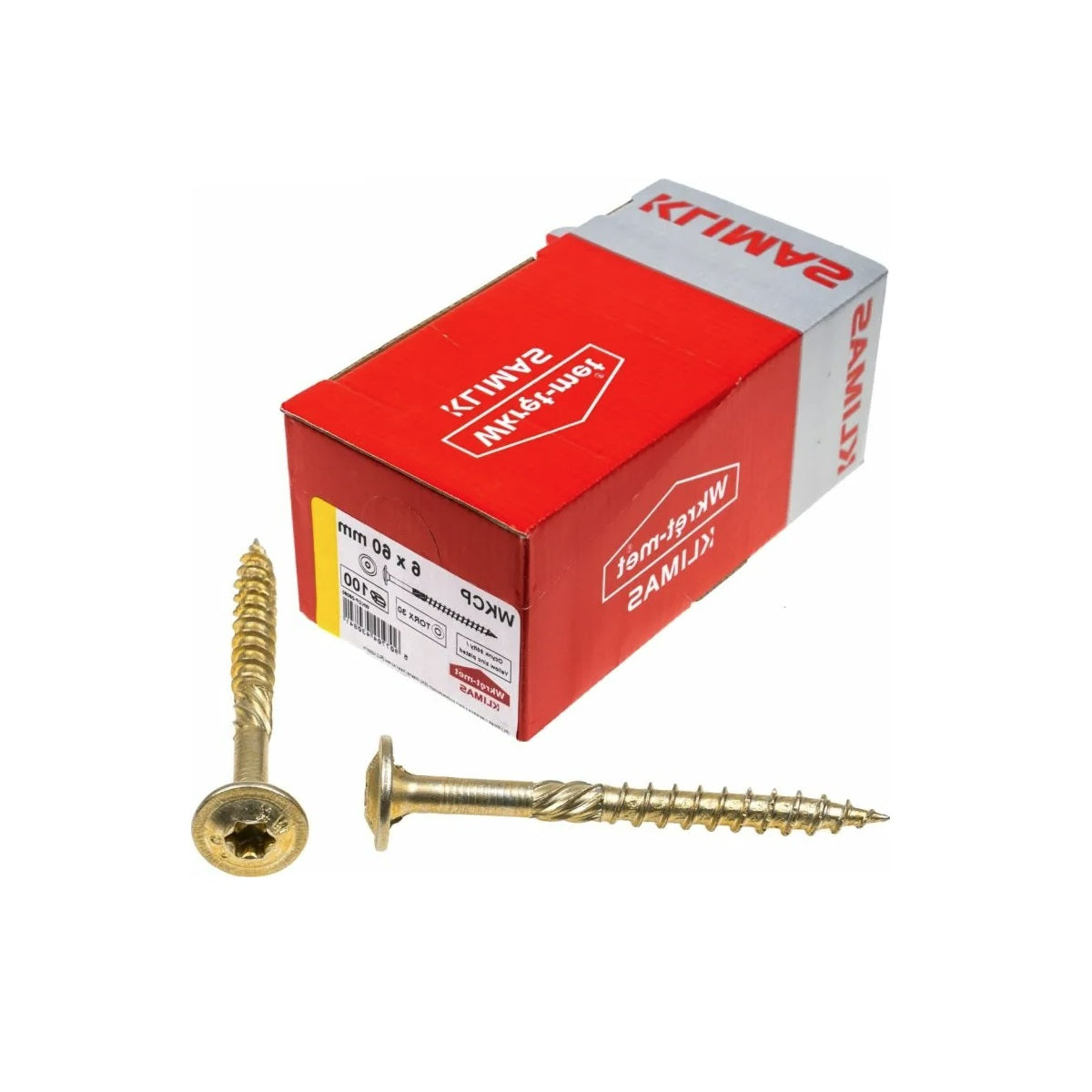 KLIMAS Wkret-met WKCP Ø6x60 mm TX-30 konstrukční vrut do dřeva s talířovou hlavou