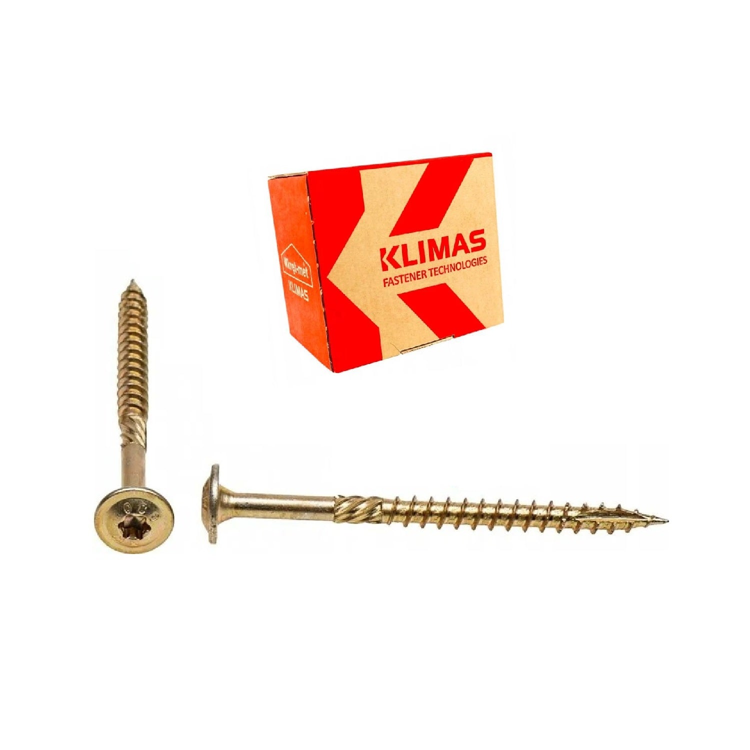 KLIMAS Wkret-met WKCP Ø6x80 mm TX-30 konstrukční vrut do dřeva s talířovou hlavou