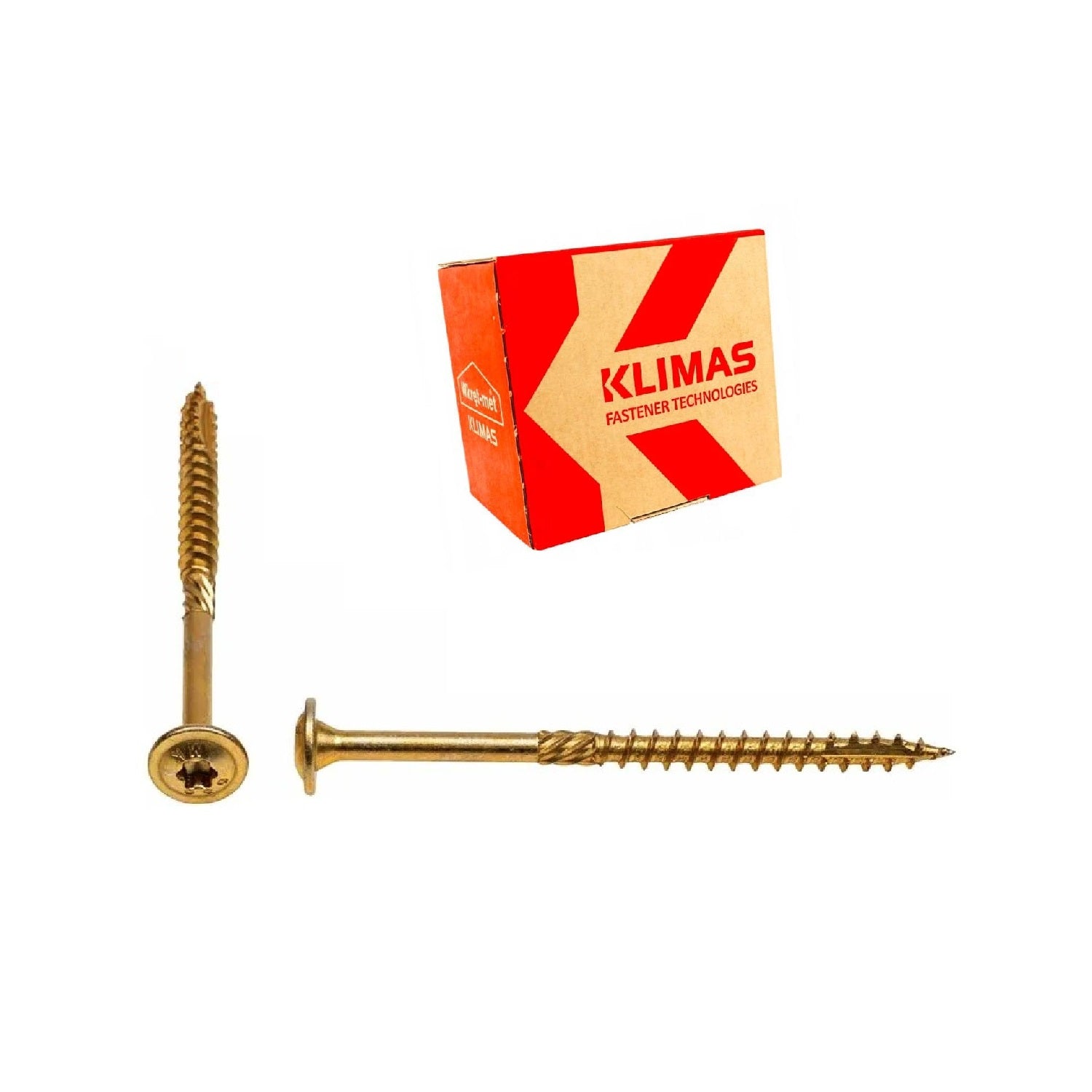 KLIMAS Wkret-met WKCP Ø6x90 mm TX-30 konstrukční vrut do dřeva s talířovou hlavou