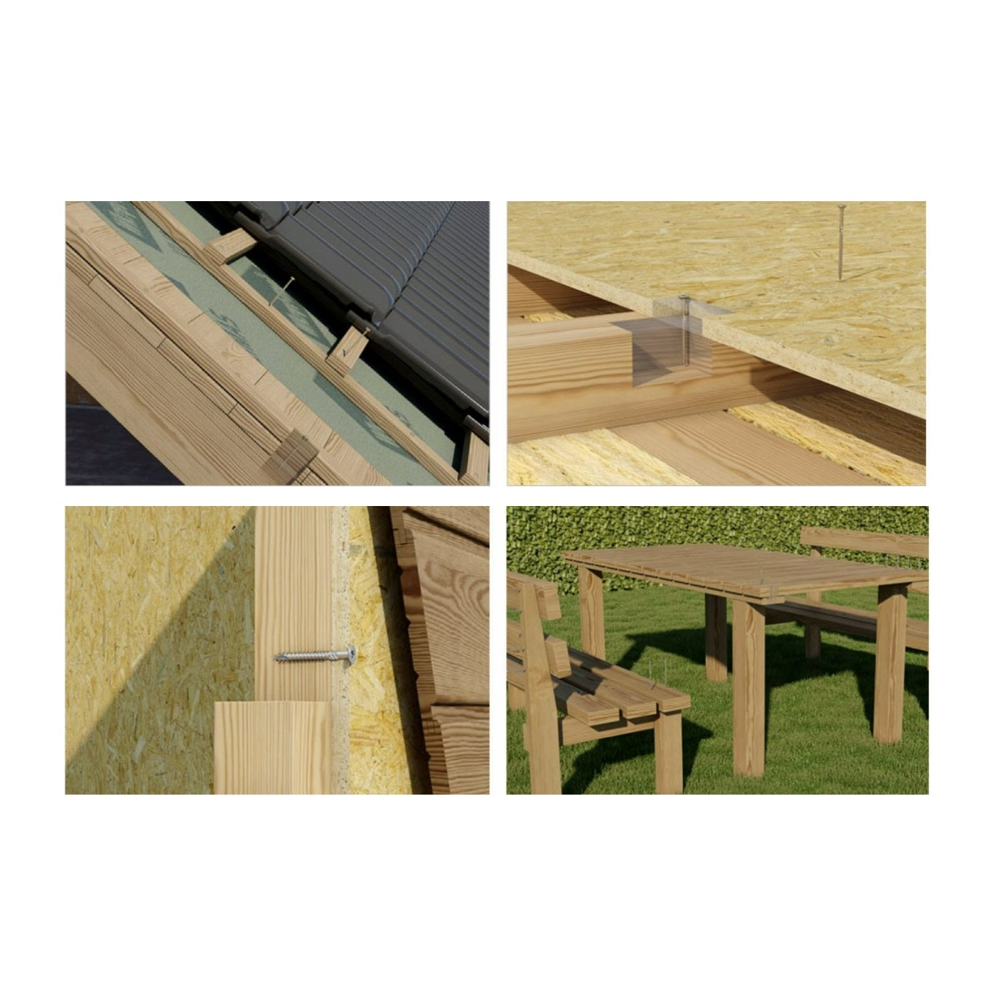 KLIMAS Wkret-met WKCS Ø4,5 mm TX-20 konstrukční vrut do dřeva se zápustnou hlavou