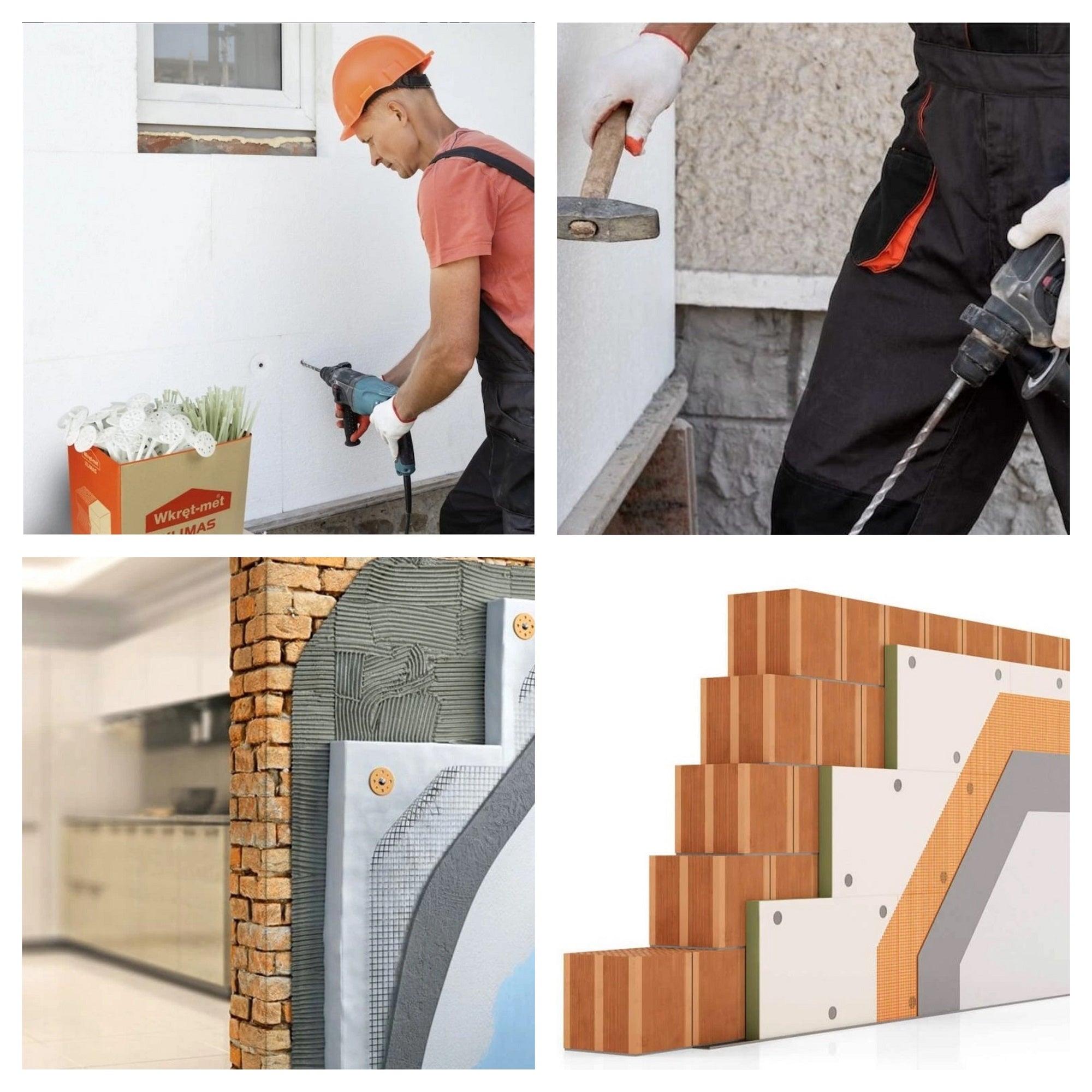 KLIMAS Wkret-met WKTHERM-S Talířová hmoždinka s kovovým trnem a zkrácenou expanzní zónou Ø8 mm