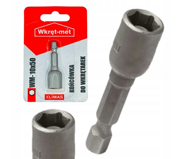 KLIMAS Wkret-met WM Ø10 mm magnetický nástavec pro šrouby se 6 hrannou hlavou