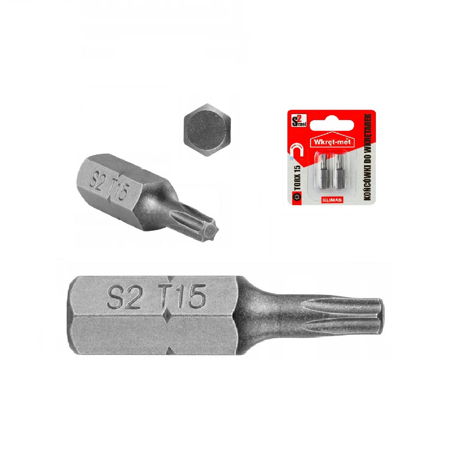 KLIMAS Wkret-met magnetický hvězdicový bit TX-15