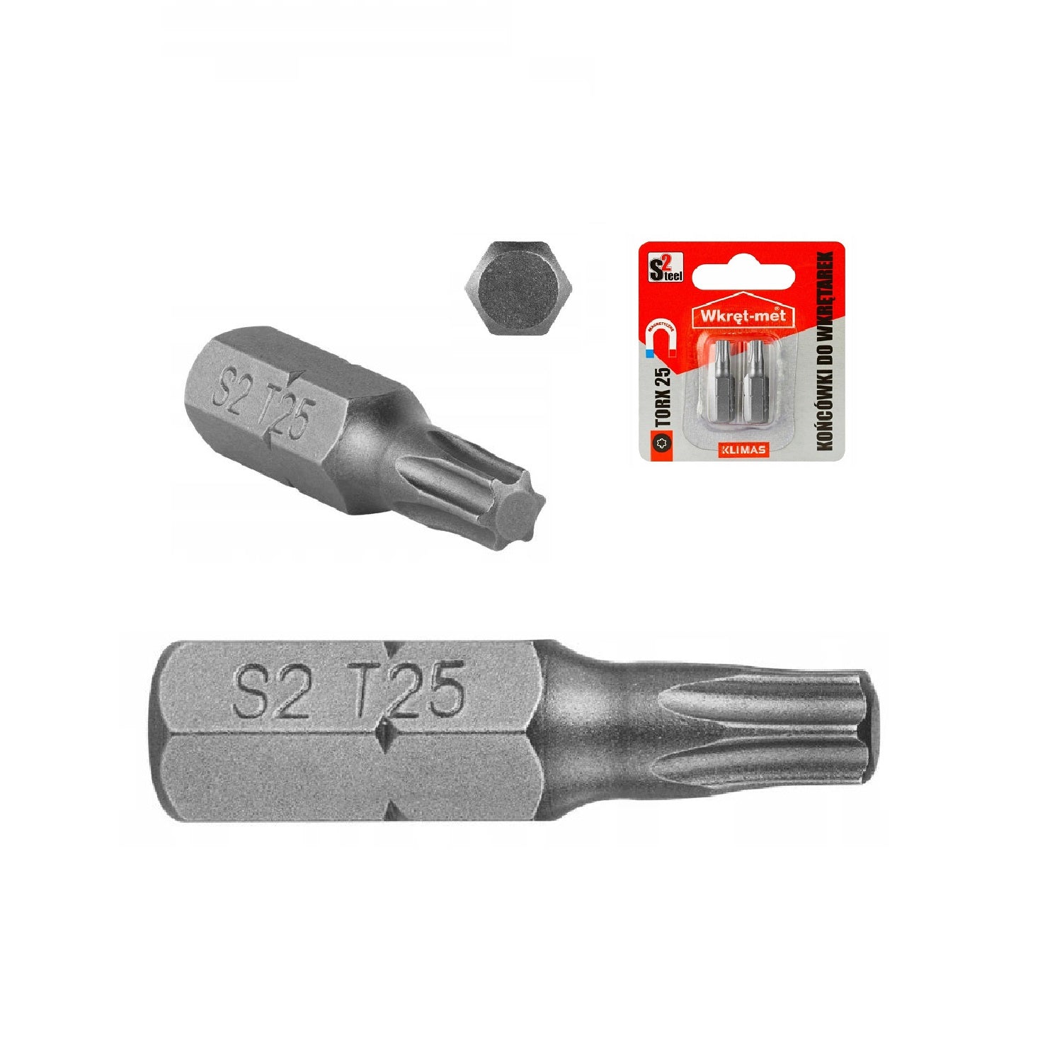 KLIMAS Wkret-met magnetický hvězdicový bit TX-25