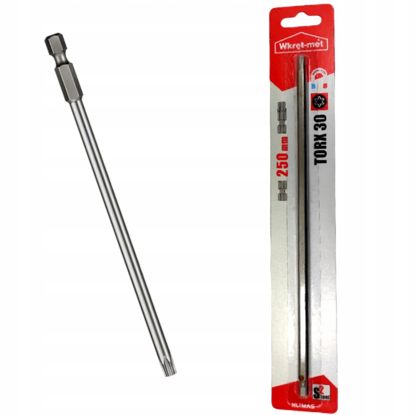 KLIMAS Wkret-met magnetický hvězdicový bit TX-30 250 mm