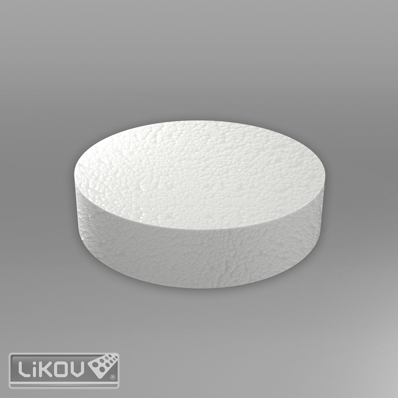 LIKOV polystyrenová zátka Ø65 mm hladká bílá