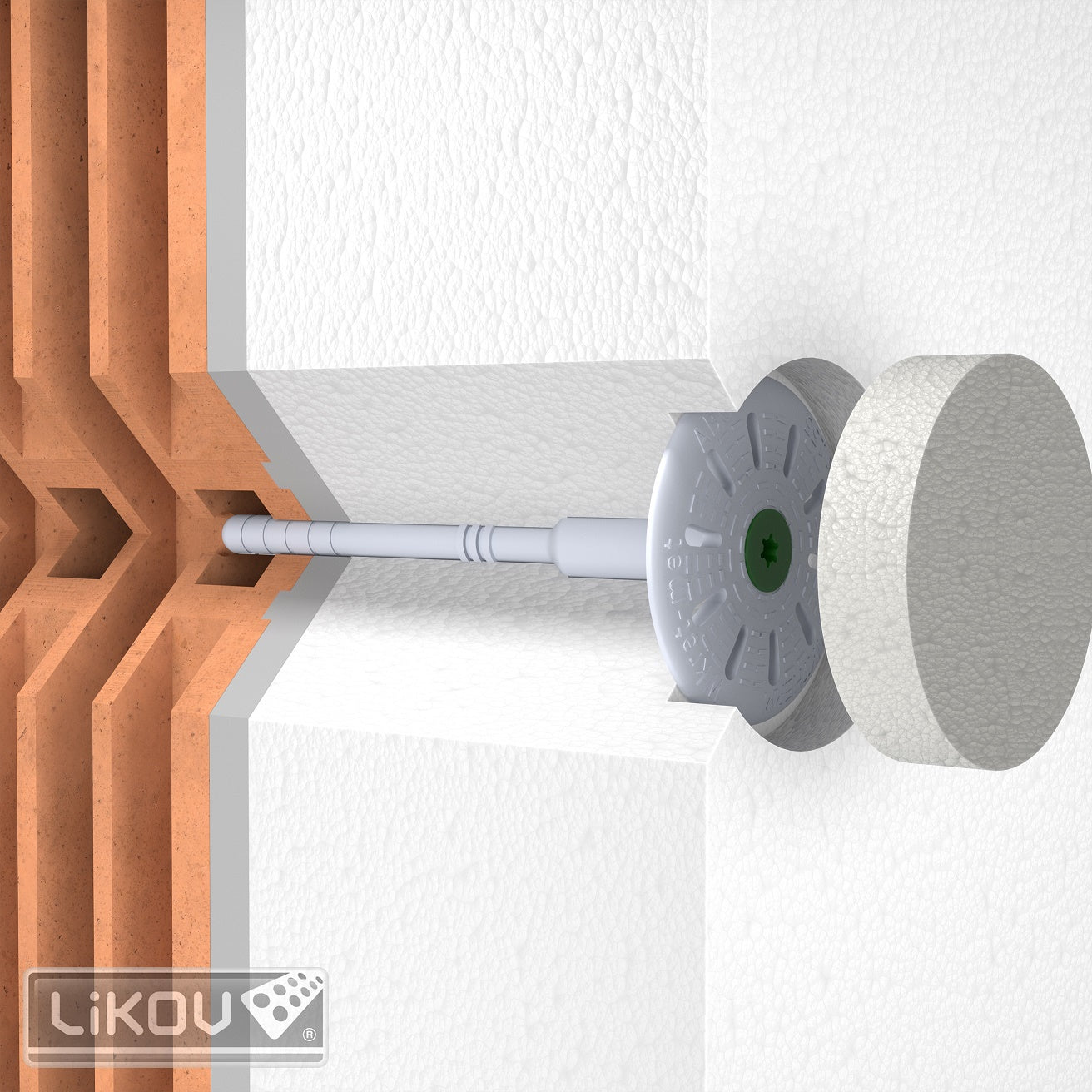 LIKOV polystyrenová zátka Ø65 mm