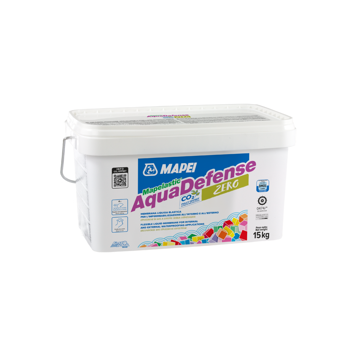 MAPEI Mapelastic AquaDefense Zero jednosložková tekutá hydroizolace 15 kg