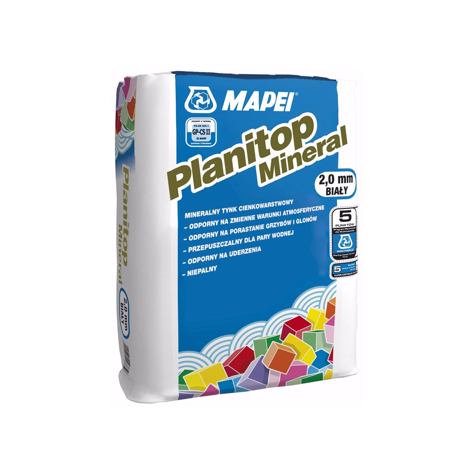 MAPEI Planitop Mineral 2,0 mm minerální tenkovrstvá omítka 25 kg