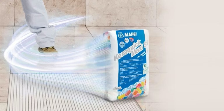 MAPEI Keraquick Maxi S1 rychletvrdnoucí lepidlo na dlažbu a obklady použití