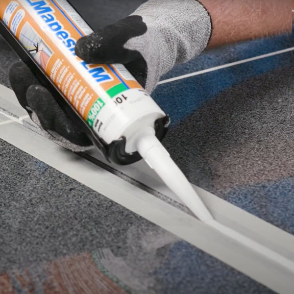 MAPEI Mapesil LM silikonový tmel na spáry a dilatační spoje aplikace