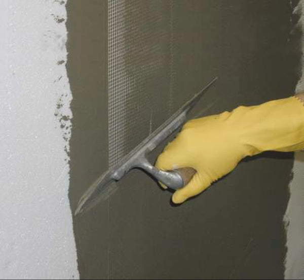 MAPEI Mapetherm AR2 cementová armovací malta na zateplování aplikace