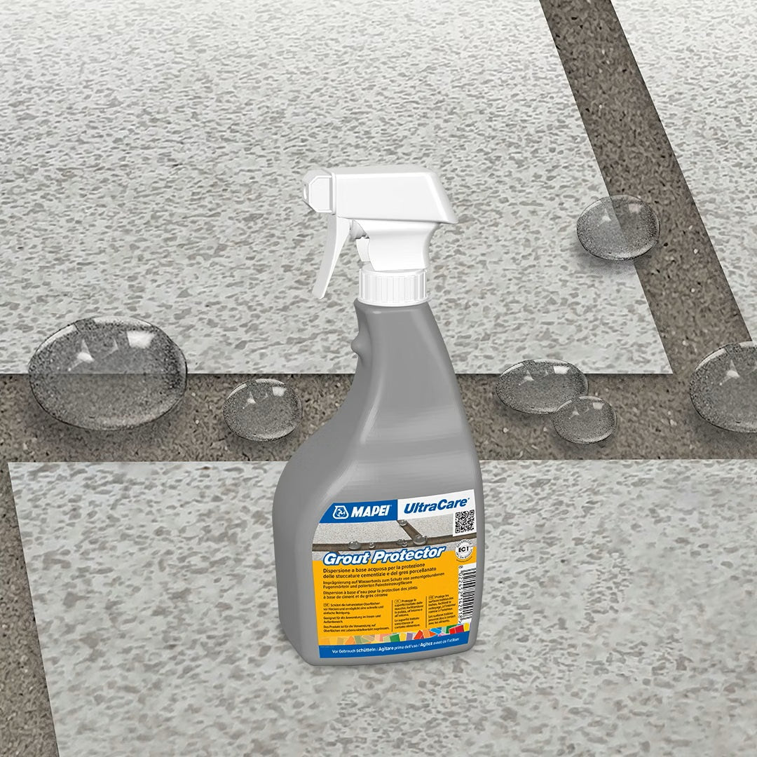 MAPEI UltraCare Grout Protector přípravek na ochranu cementových spárovacích malt aplikace