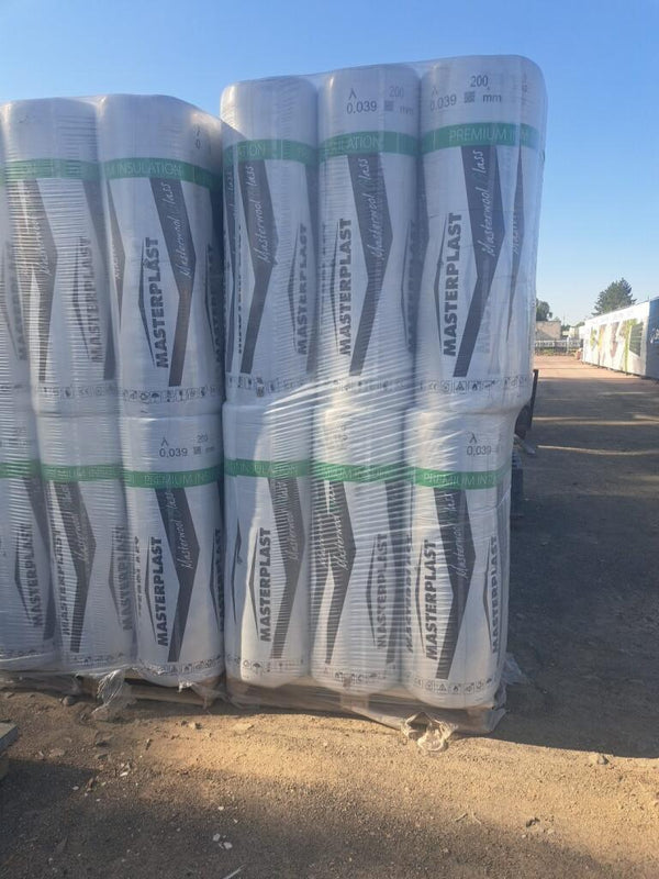 MASTERPLAST MASTERWOOL GLASS UR039 λ 0,039 izolační pás tepelná izolace_sklad