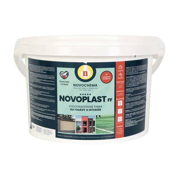 NOVOCHEMA NOVOPLAST FF bíla vodou ředitelná fasádní barva
