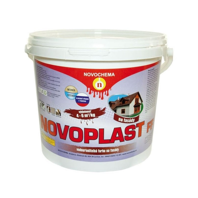 NOVOCHEMA NOVOPLAST FF bíla vodou ředitelná fasádní barva