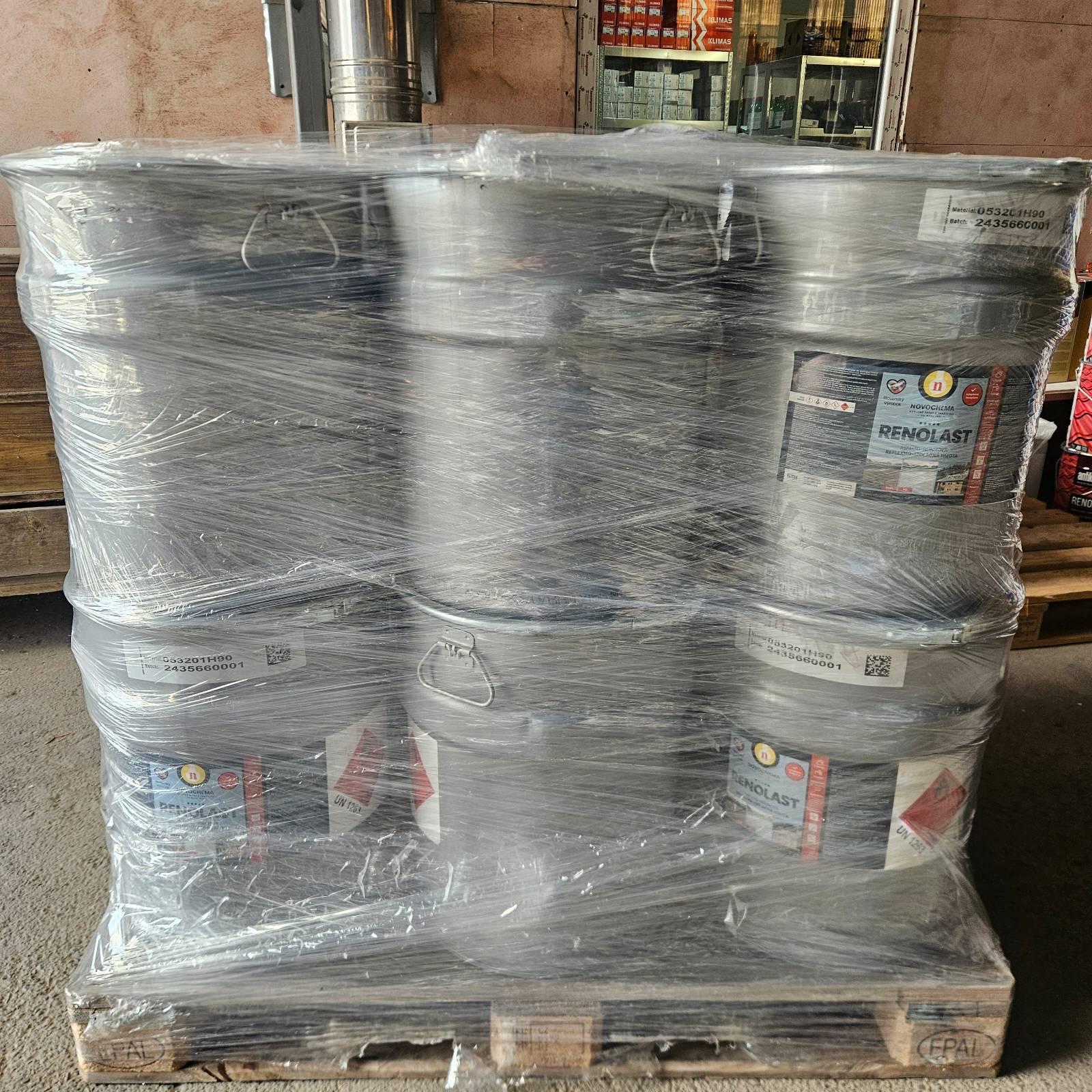 NOVOCHEMA RENOLAST asfaltohliníková reflexně izolační nátěrová hmota_ukázka