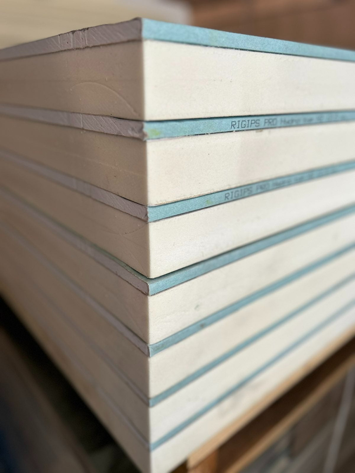 PIR desky s integrovaným sádrokartonem odolným proti vlhkosti H2 - Zelená 2600x1200 mm