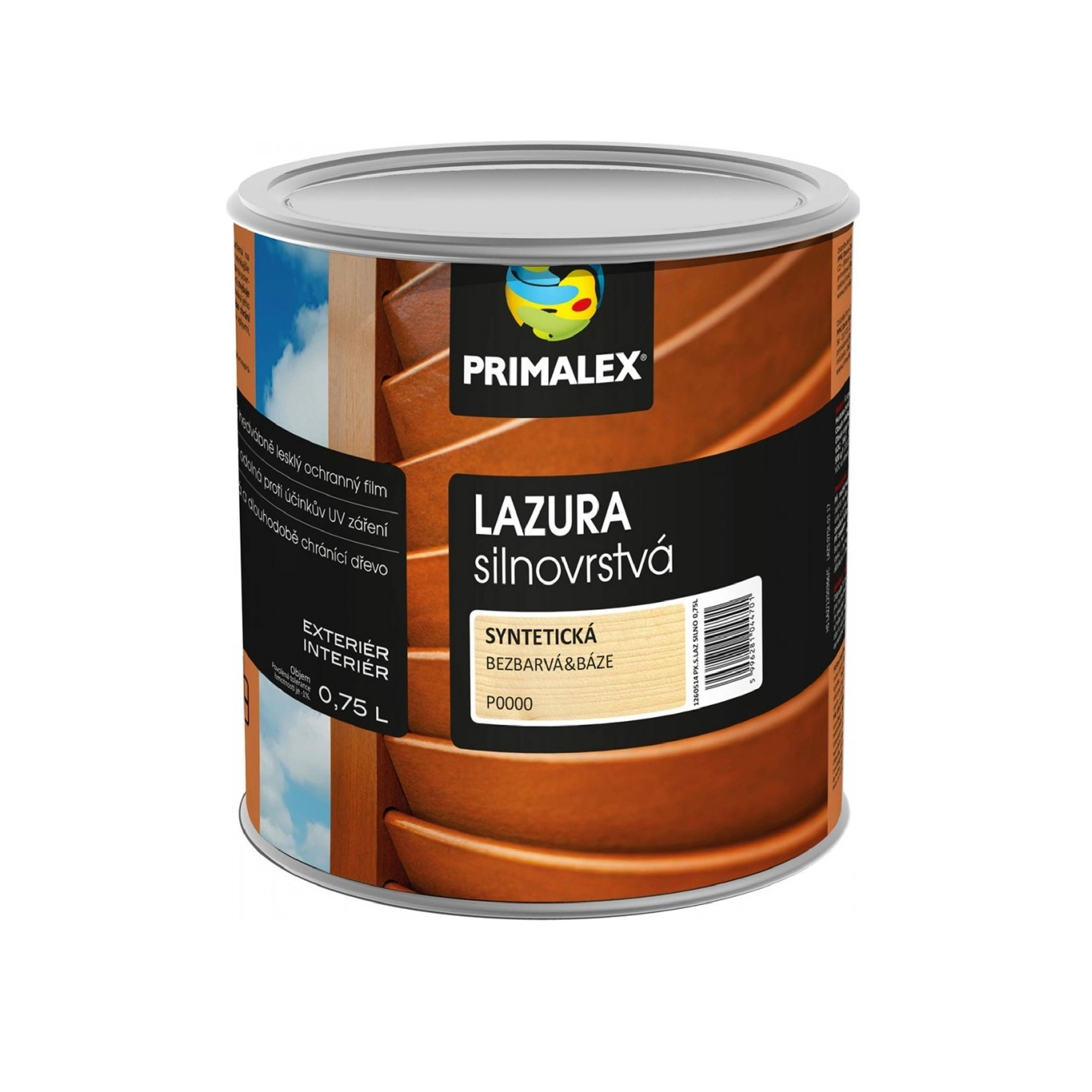 PRIMALEX LAZURA silnovrstvá na dřevo
