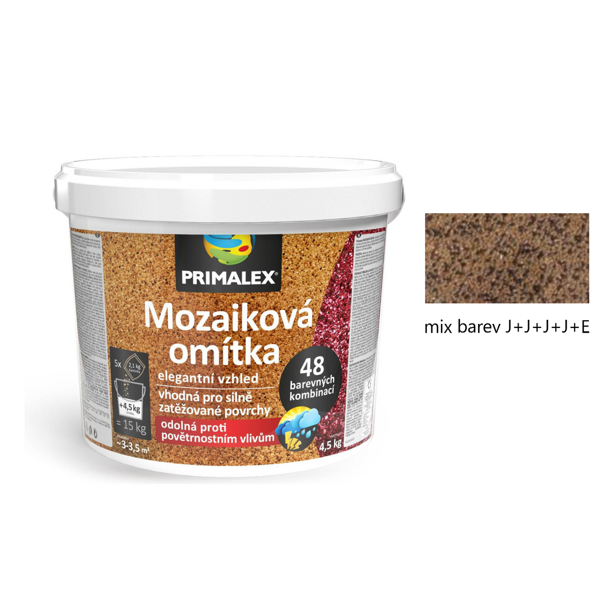 PRIMALEX Mozaiková omítka - mix barev J+J+J+J+E