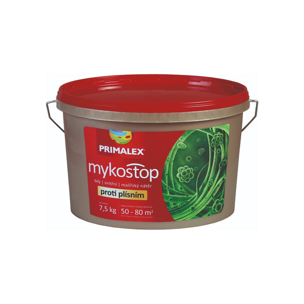 PRIMALEX mykostop bílá barva na zeď proti plísni 7,5 kg