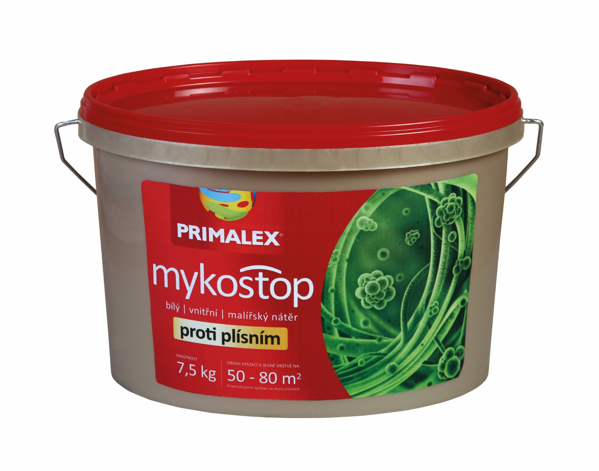 PRIMALEX mykostop otěruvzdorný malířský protiplísňový nátěr 7,5 kg
