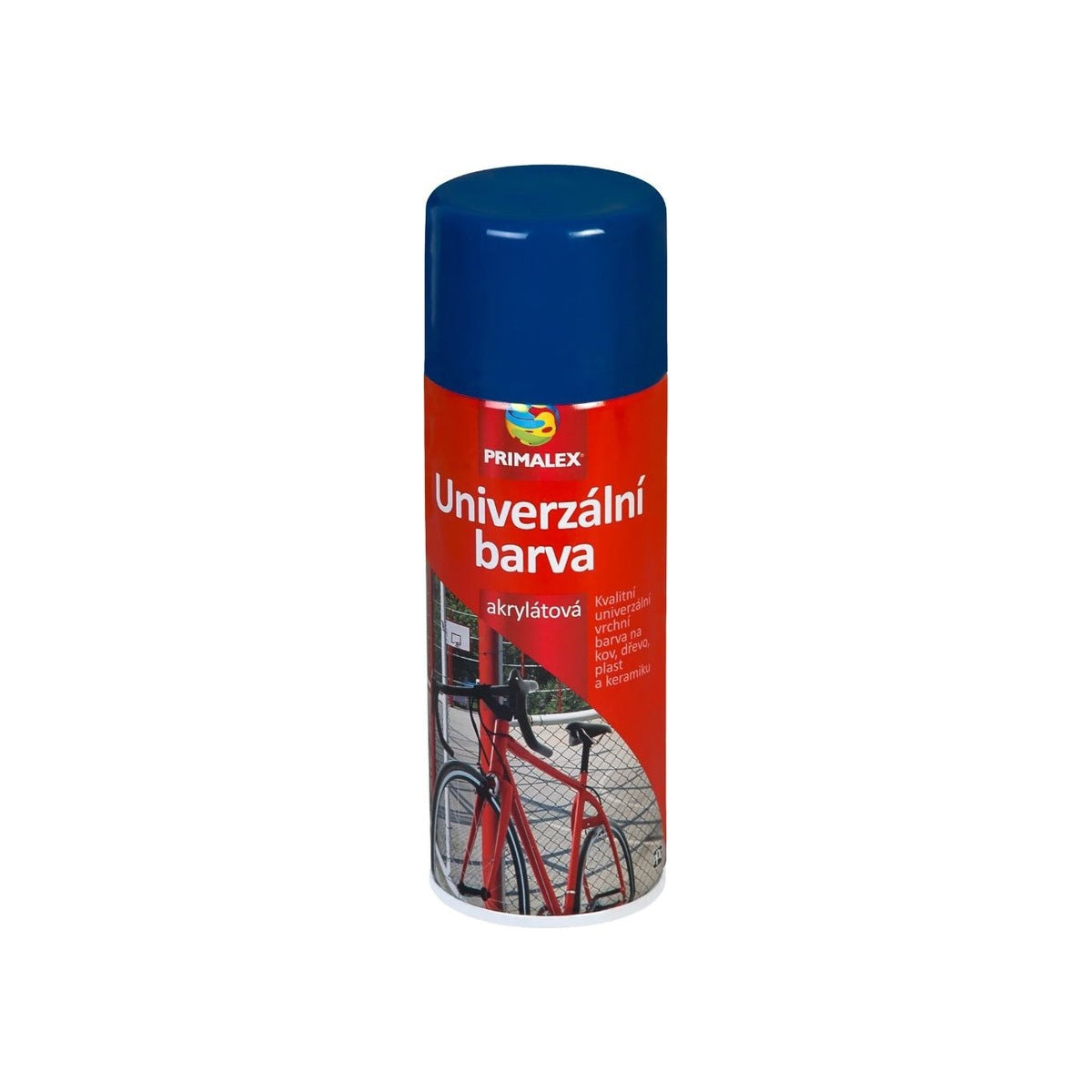 PRIMALEX Univerzální akrylátová barva ve spreji 400ml RAL5010 Modra encianova