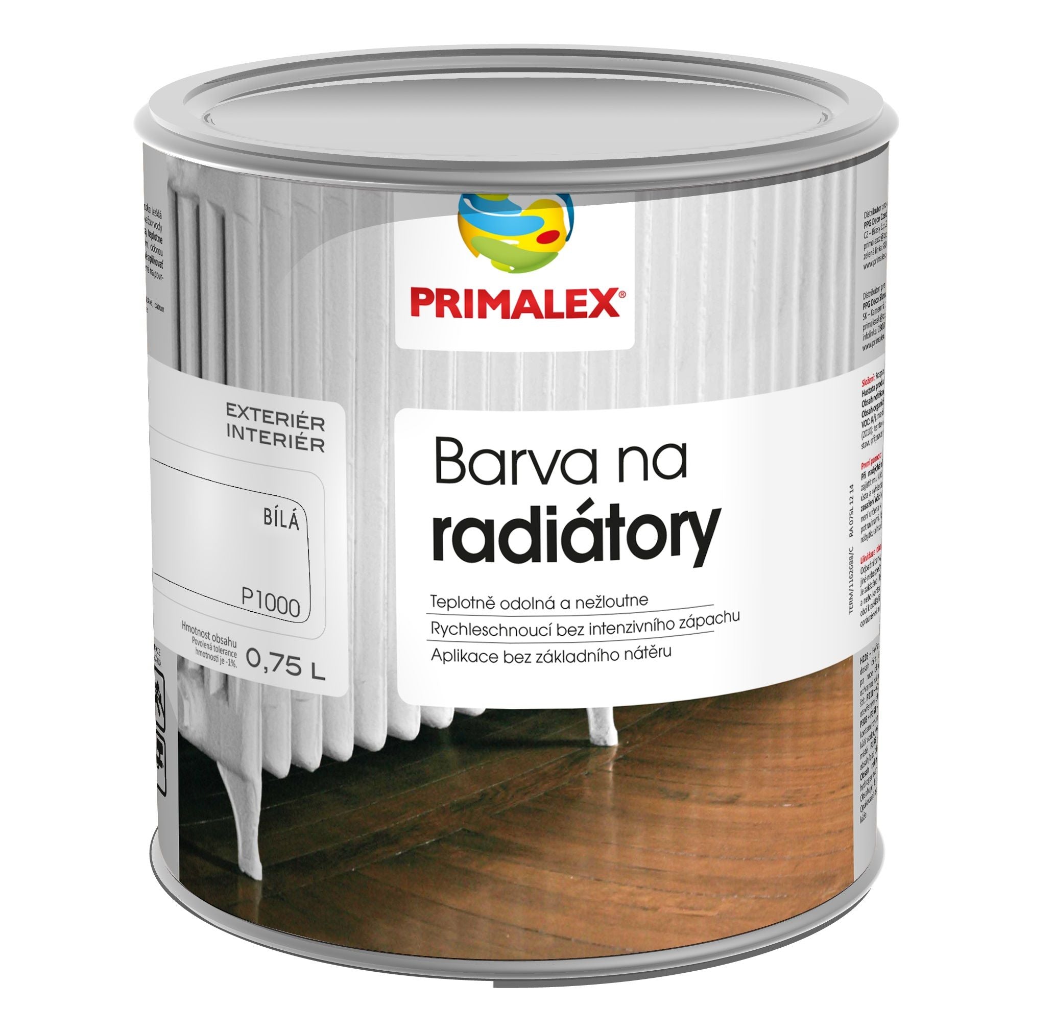 PRIMALEX Syntetická bílá barva na radiátory