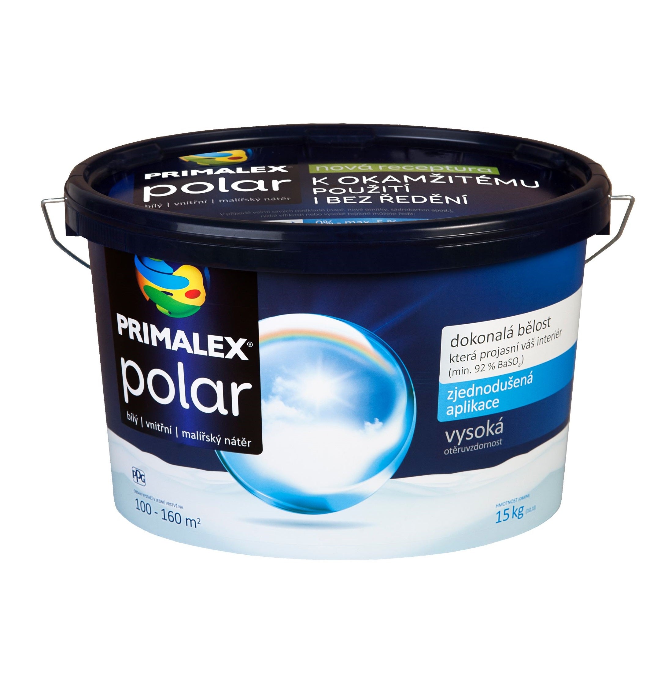 PRIMALEX polar bílý otěruvzdorný malířský nátěr 15 kg