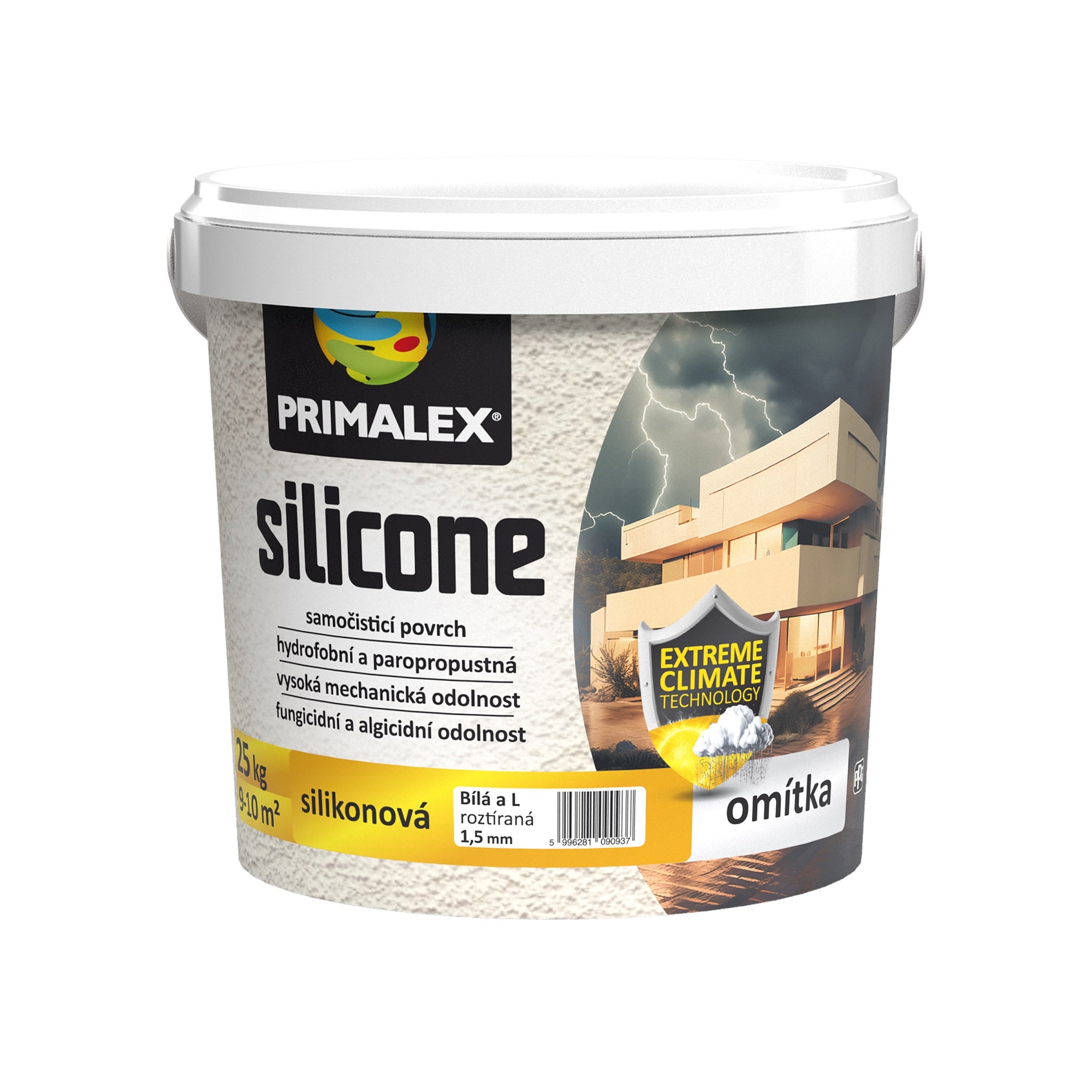 PRIMALEX silicone fasádní silikonová omítka roztíraná 25 kg