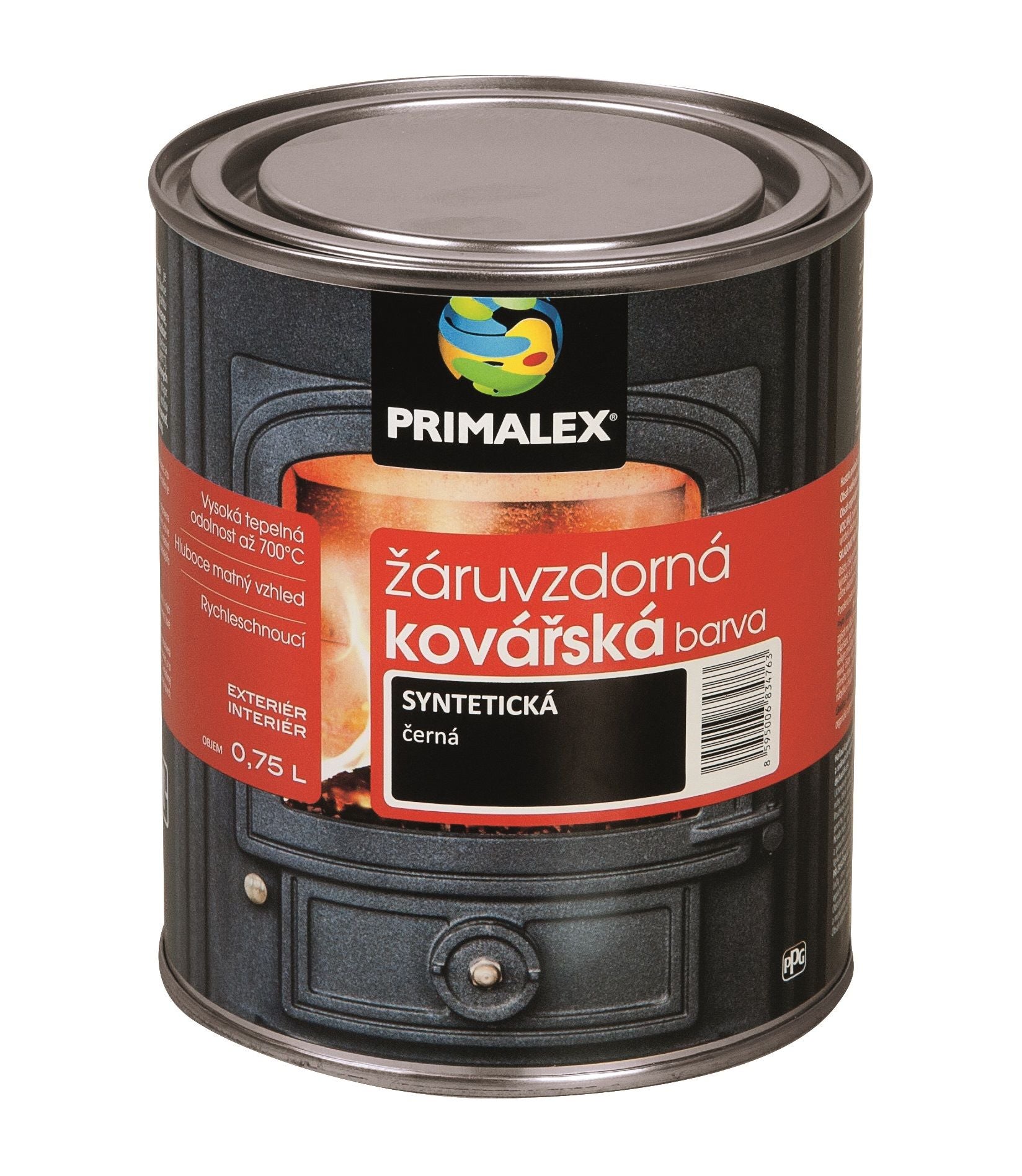 PRIMALEX Syntetická žáruvzdorná kovářská barva na kov
