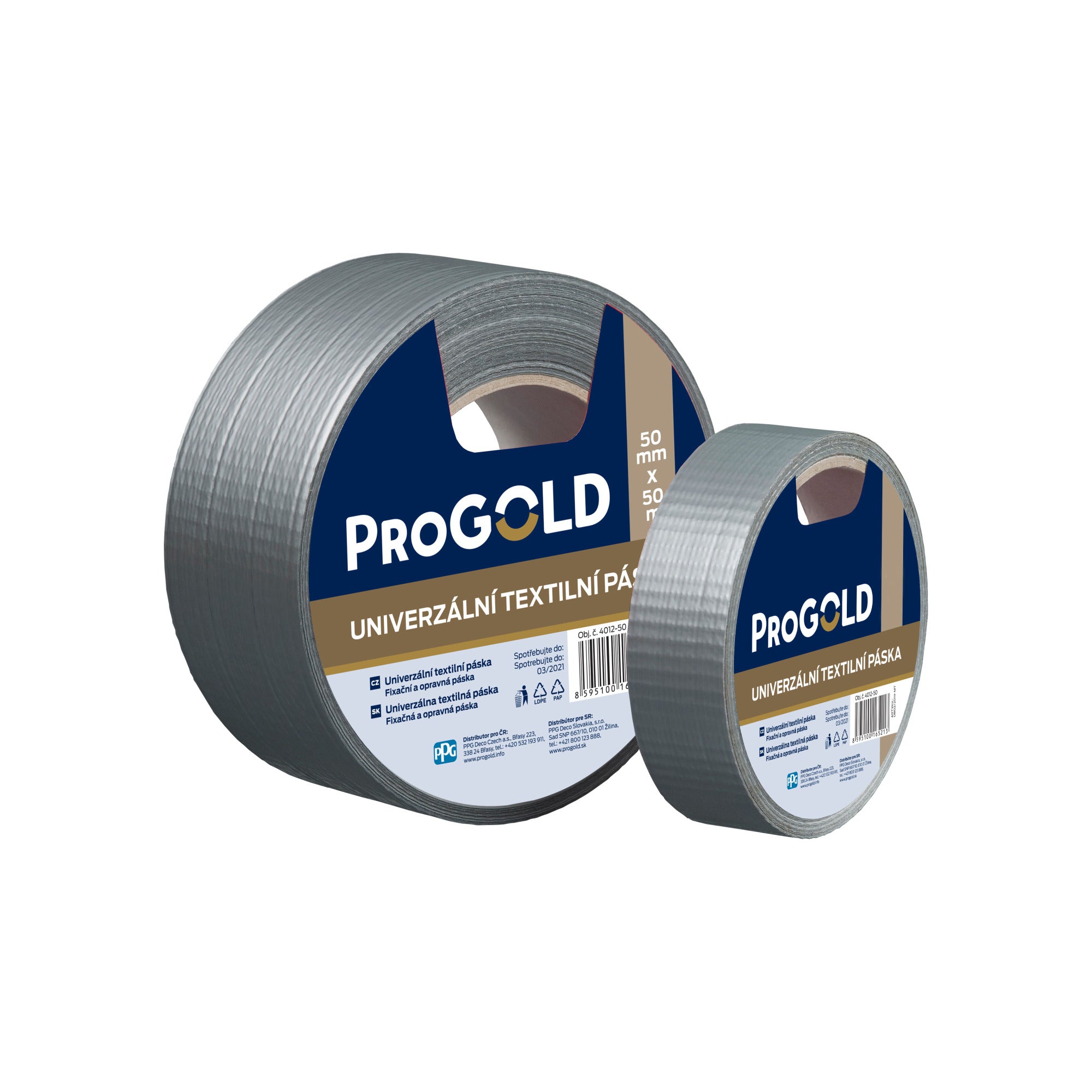 ProGold Univerzální textilní páska 50 mm x 50 m