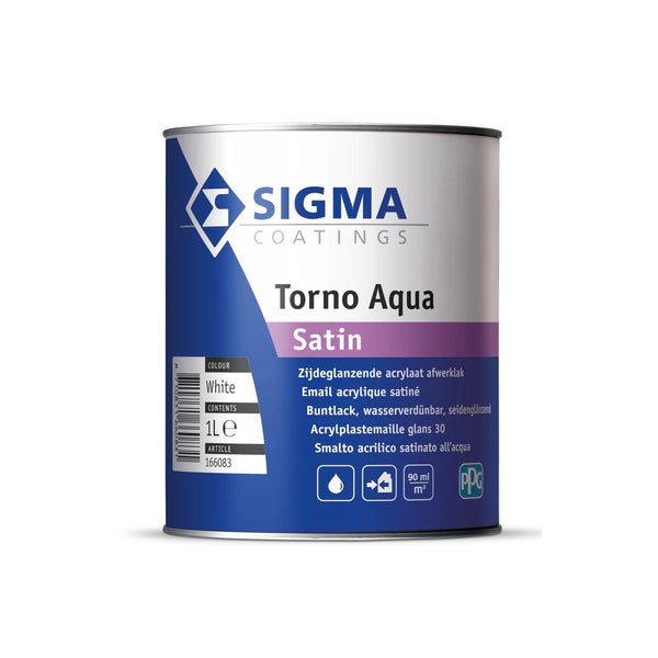 SIGMA Torno Aqua Satin odolný rychleschnoucí nátěr na kov, dřevo a beton