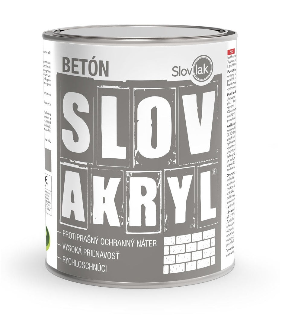 SLOVAKRYL BETON omyvatelná barva na beton