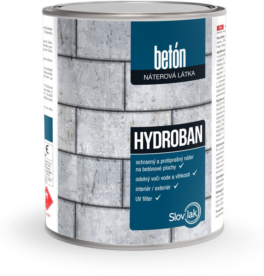 Slovlak Hydroban voděodolná univerzální barva na beton