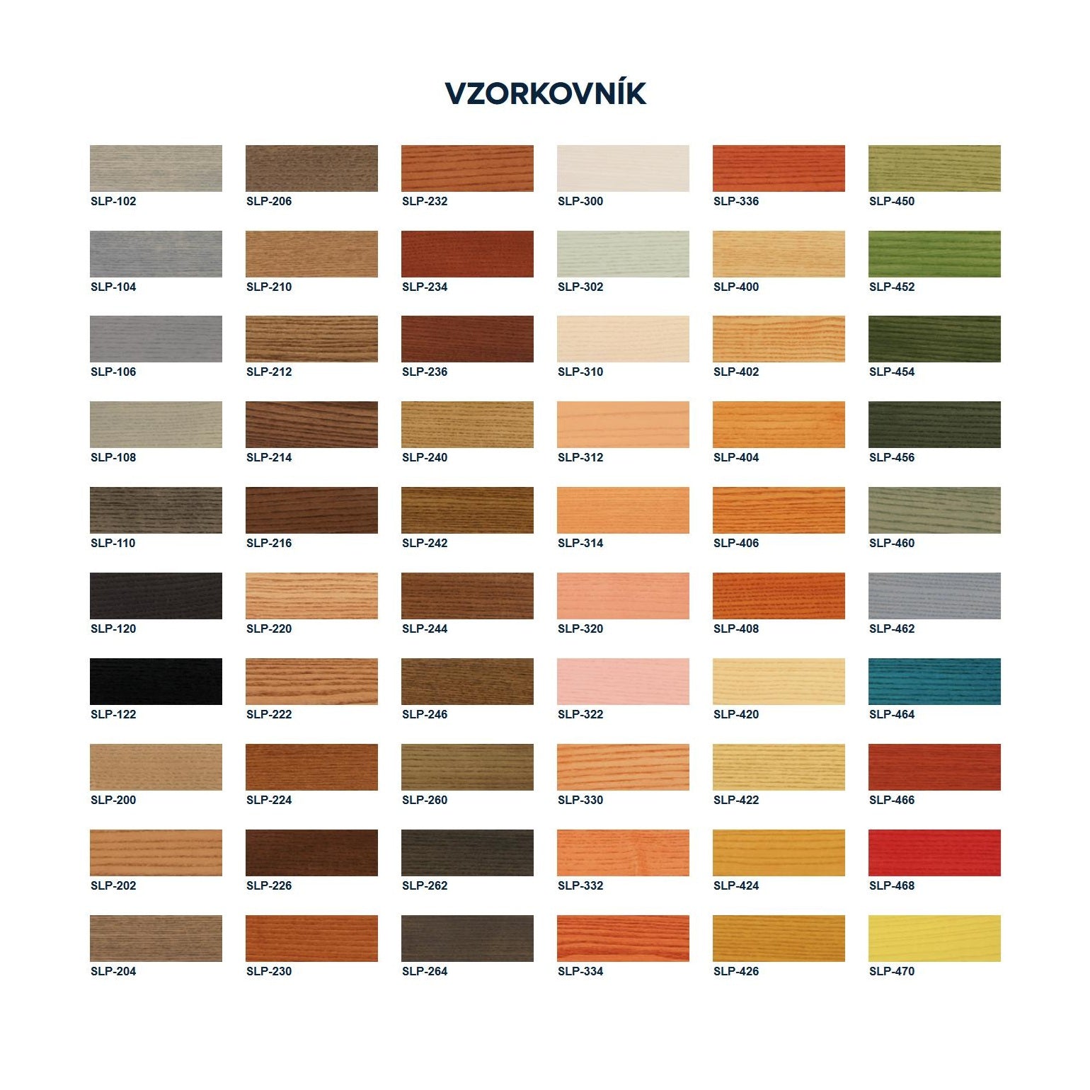 HET SOLDECOL Lazura PREMIUM tenkovrstvá olejová lazura na dřevo- vzorkovnik