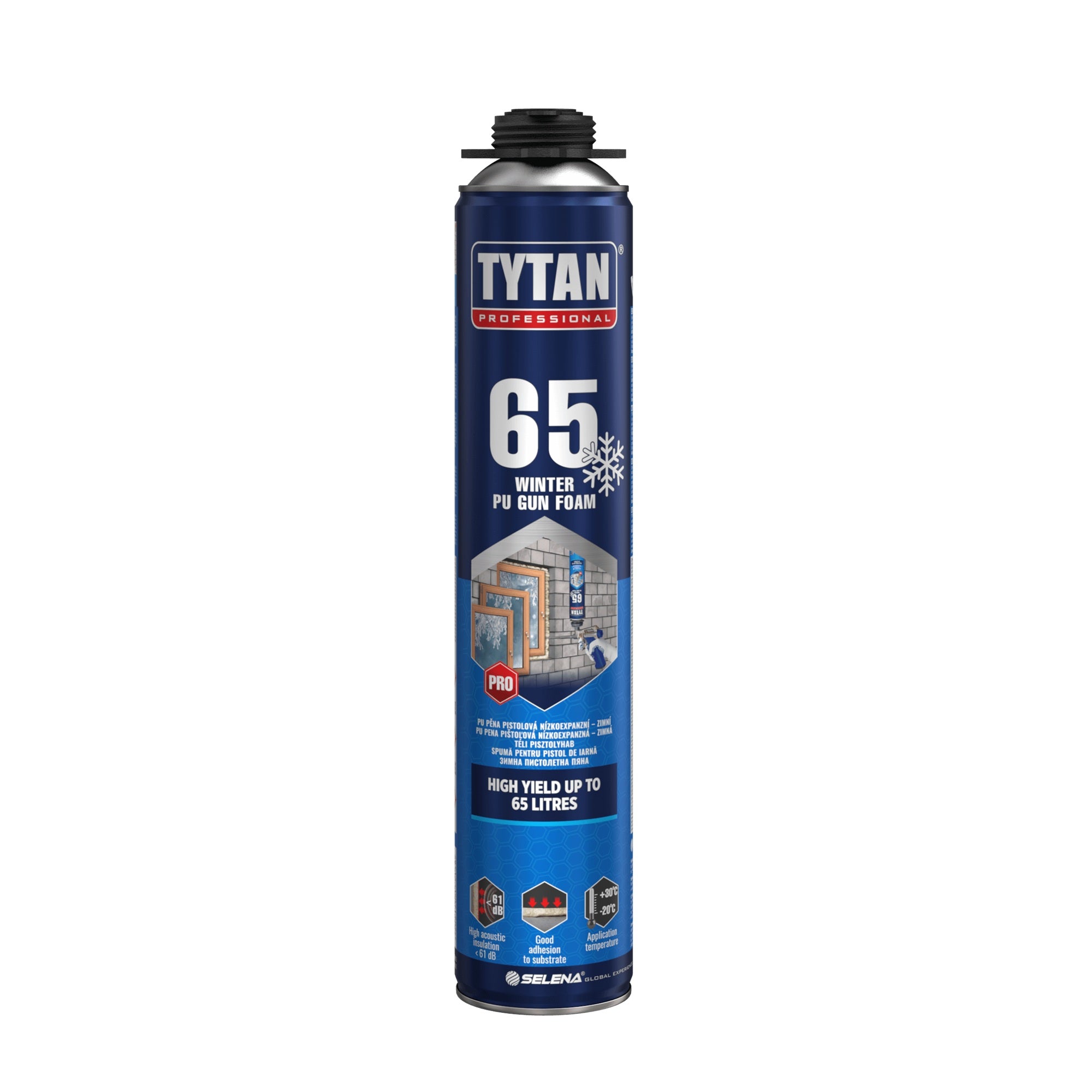 TYTAN 65 zimní montážní PUR pěna nízkoexpanzní pistolová_10042016