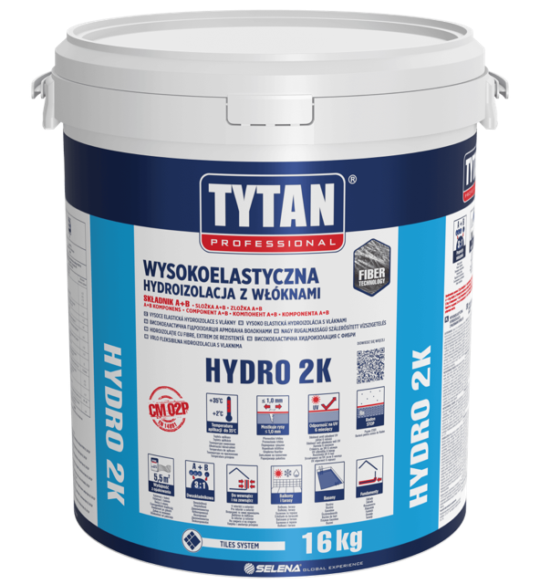 TYTAN HYDRO 2K Vysoce Elastická Hydroizolace S Vlákny | JMBonline.cz ...