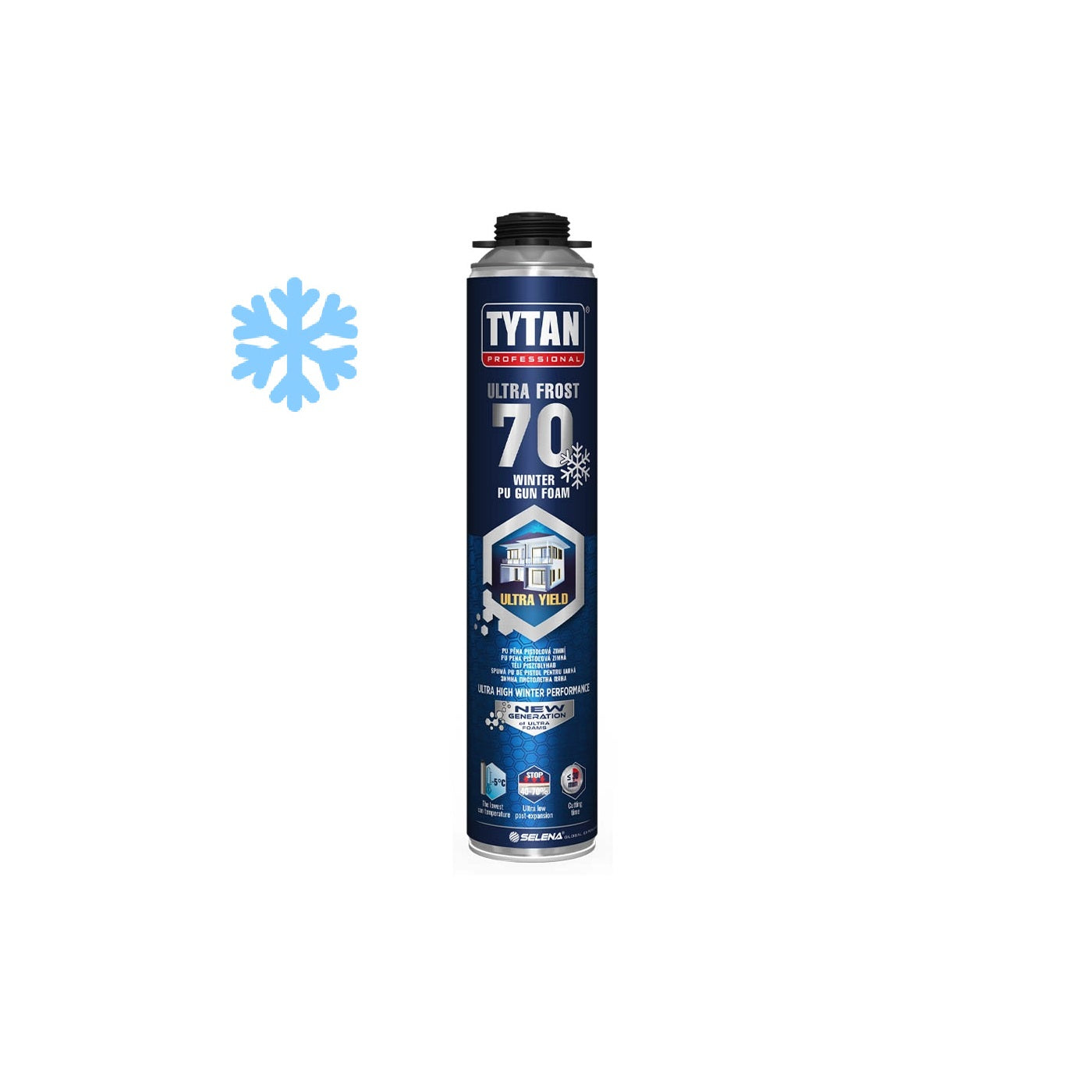TYTAN ULTRA FROST 70 montážní PUR pěna pistolová zimní 870 ml