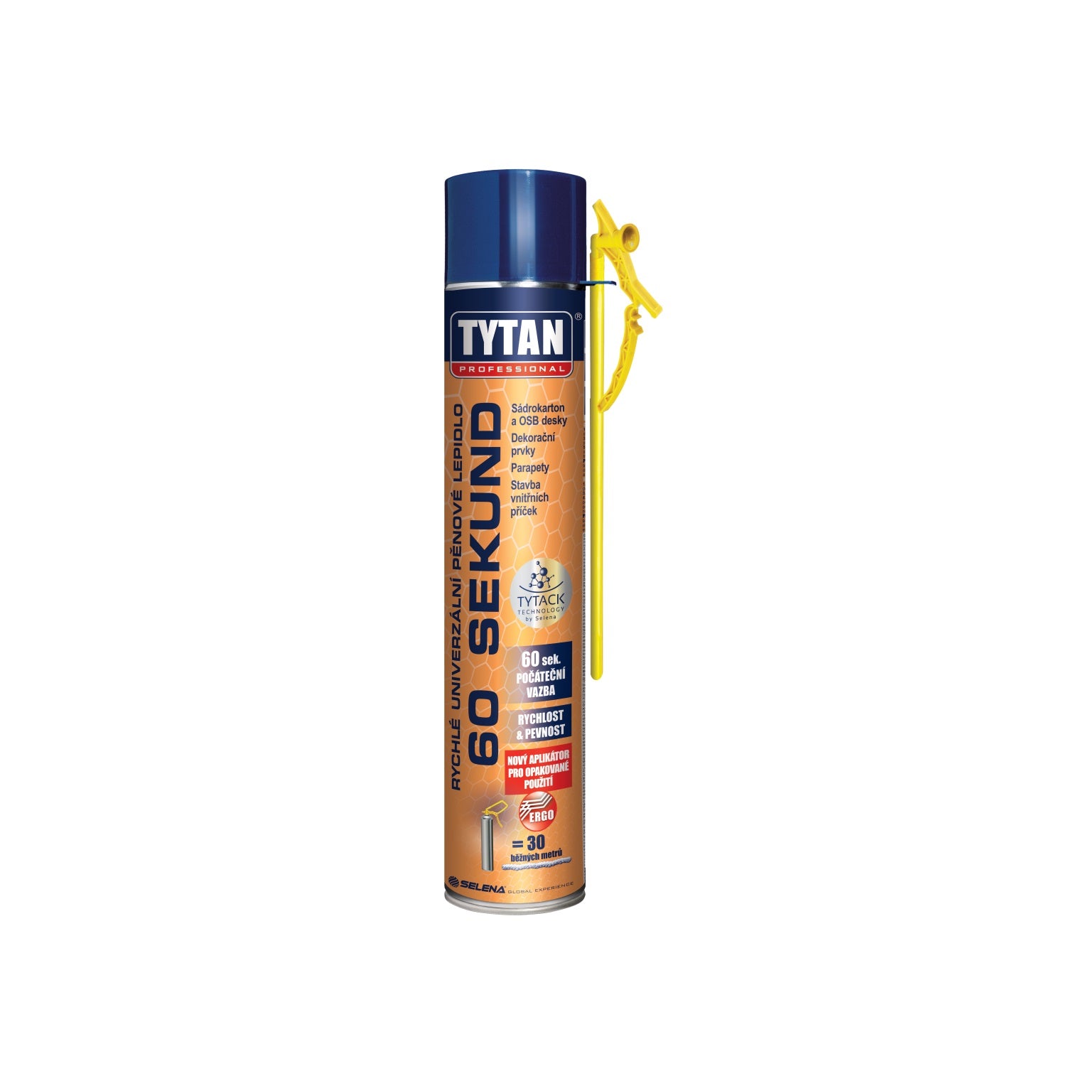 TYTAN 60 SEKUND montážní PUR pěnové lepidlo trubičkové 750 ml