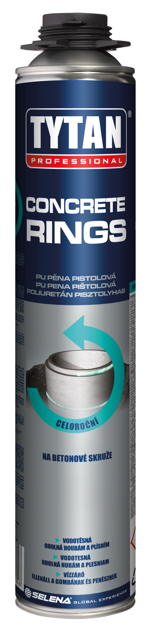 Tytan PU pěna na betonové skruže trubičková 750ml
