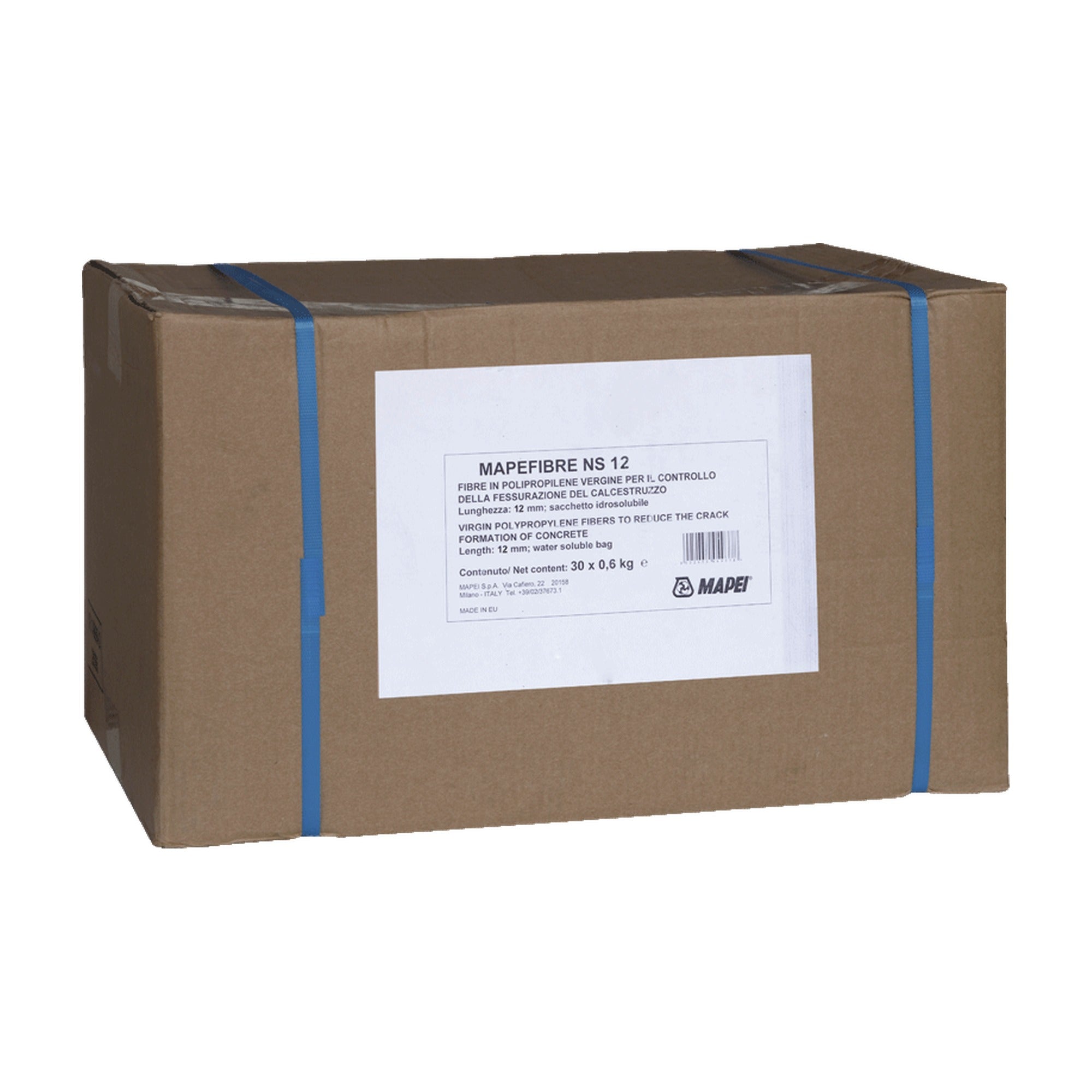 MAPEI Mapefibre NS12 polypropylenová mikrovlákna do betonu 30x0.6 kg