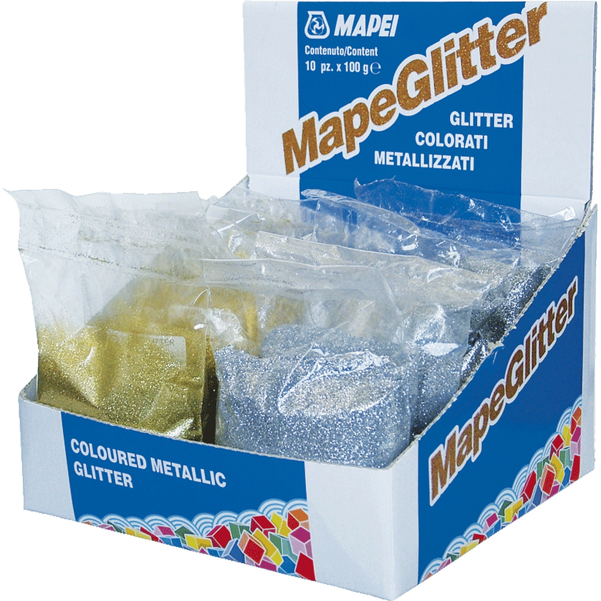 MAPEI Mapeglitter třpytky do spárovací hmoty a vosku zlatá 0,1 kg