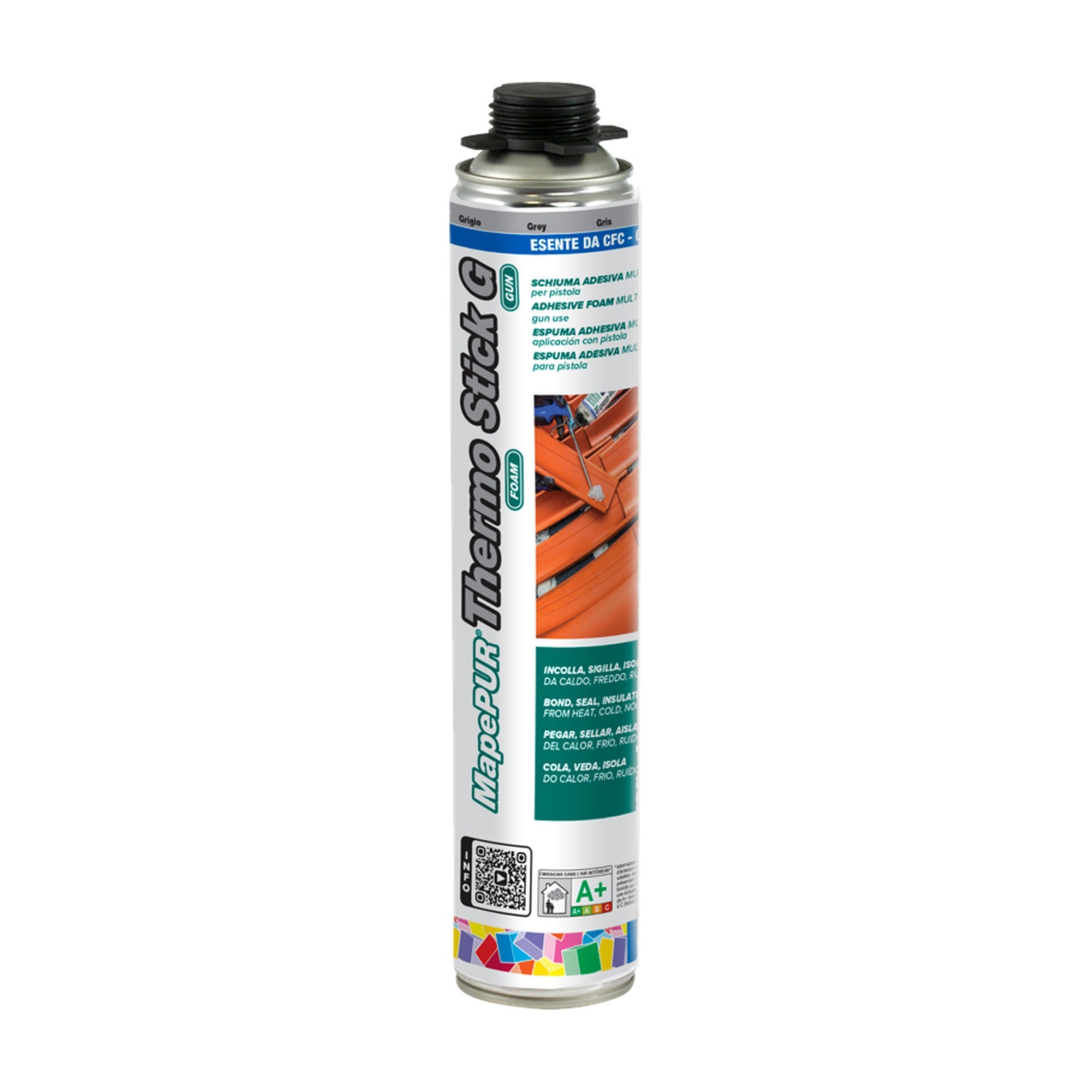 MAPEI Mapepur Thermo Stick G pistolová PU pěna na lepení a výplň 750 ml