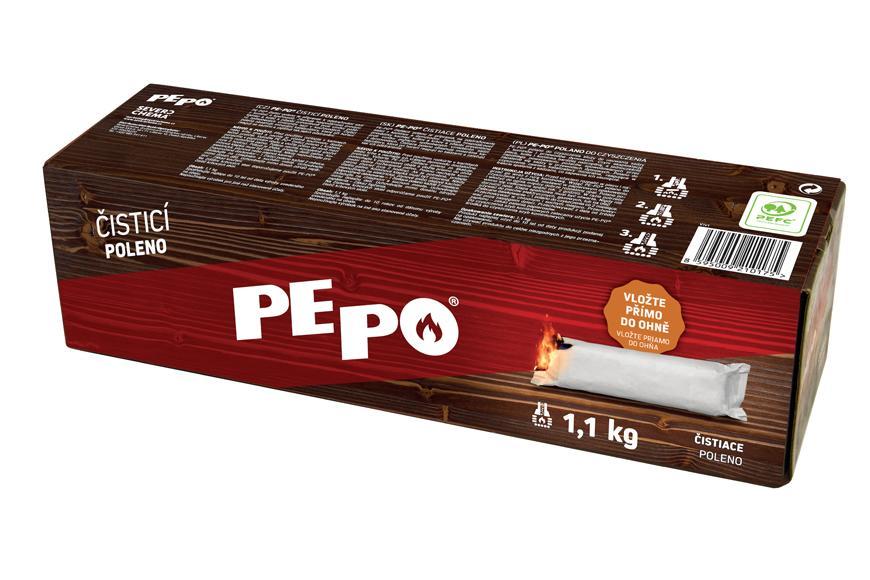 Poleno PE-PO® čistící 1,1kg, odstraňovač sazí do kouřovodu, kamna, komín