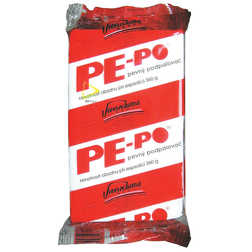 Podpalovač PE-PO® pevný, 40 podpalů, rozpalovač na gril, kamna, krby