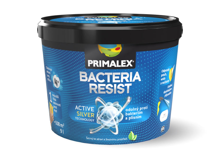PRIMALEX BACTERIA RESIST omyvatelný protiplísňový nátěr na zeď