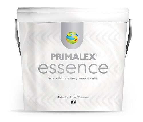 PRIMALEX essence bílá matná interiérová omyvatelná barva na zeď