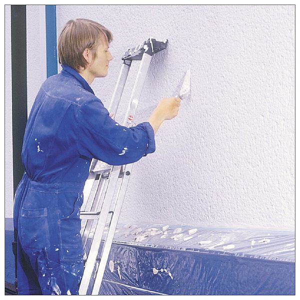 Krycí elektrostatická fólie s maskovací jednostranně lepící páskou