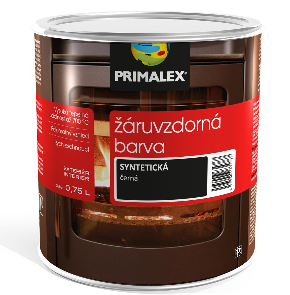 PRIMALEX Žáruvzdorná syntetická rychleschnoucí barva na kov